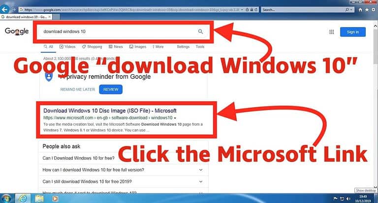Upgrade from Windows 7 to Windows 10 Guide 2 google-download-windows 10-upgrade