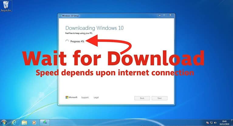 Upgrade from Windows 7 to Windows 10 Guide 10 wait-for-download-windows-7-upgrade-to-10-ten