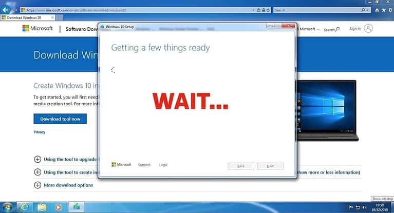 Upgrade from Windows 7 to Windows 10 Guide 6 wait-getting-a-few-things-ready-windows-7-upgrade-windows-10-ten-seven