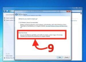 Backing up your Data in Windows 7 7 let me choose-restore-system-security-windows-seven-7-backup-restore