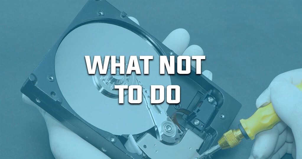 Data Recovery 101, Powerful Steps to Safely Retrieve Lost Files 9 what not to do