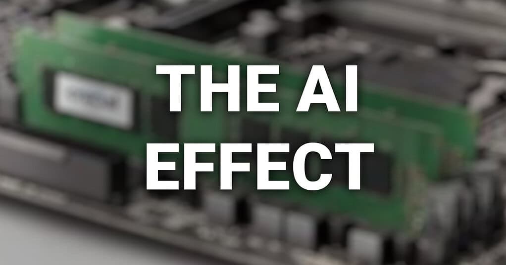 Why RAM Prices Keep Climbing (and Why It’s Not Cooling Off Soon) the ai effect