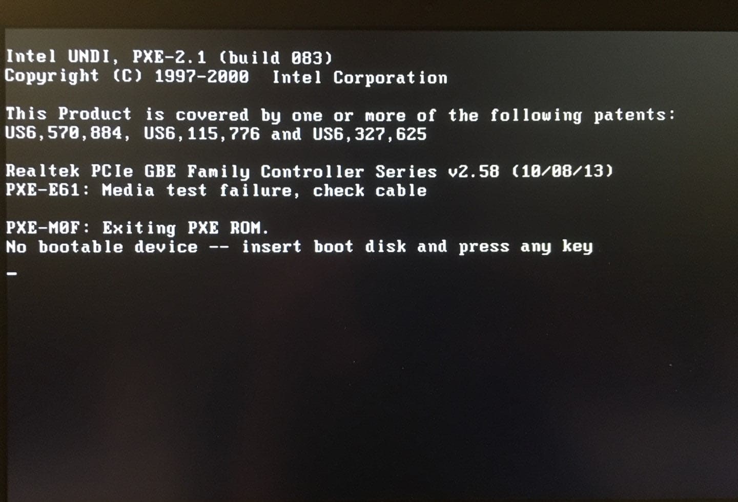 No Bootable Device Found: 7 critical reasons this error appears 2 no bootable device found